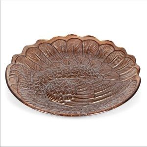 Turkey Fused Glass Thanksgiving Plate